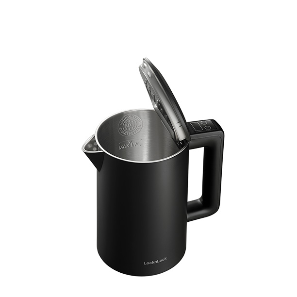 Ấm đun siêu tốc Locknlock Digital electric kettle 220-240V, 50/60Hz, 1850-2200W,1.7L 2 Màu (Đen, Trắng) - EJK226, , large image number 3